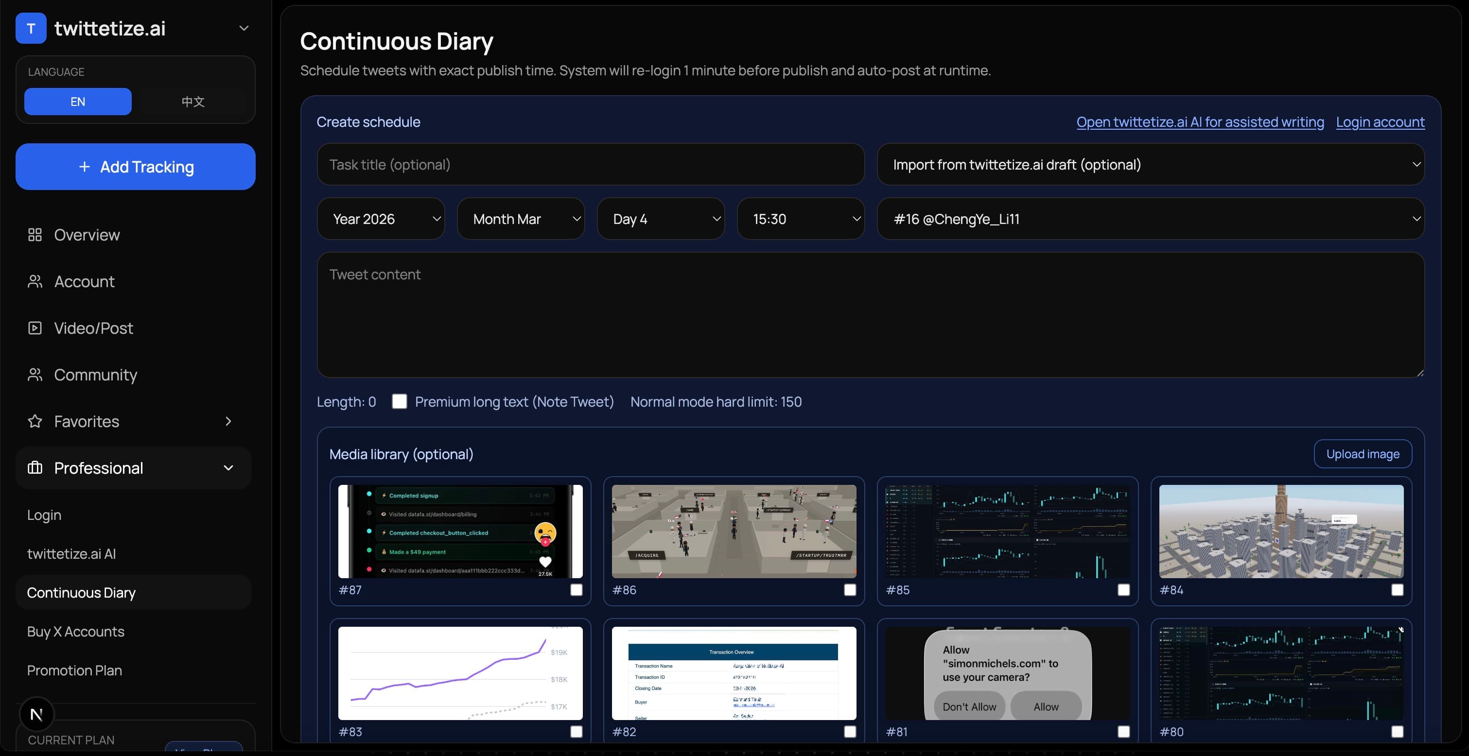 One-Click Multi Post Scheduling
